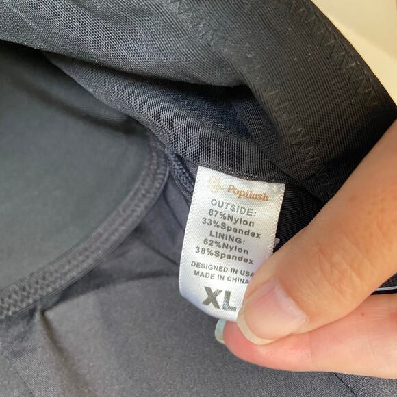 Popilush Shapewear Halter Romper Black Size XL NWT - Picture 5 of 6